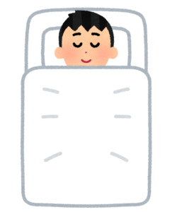 店長ブログ（寝るときのコツ）